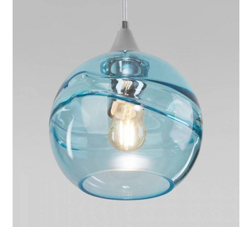 Подвесной светильник Eurosvet Lotus 50221/1 голубой