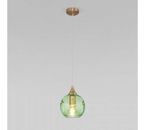 Подвесной светильник Eurosvet Lotus 50221/1 зеленый