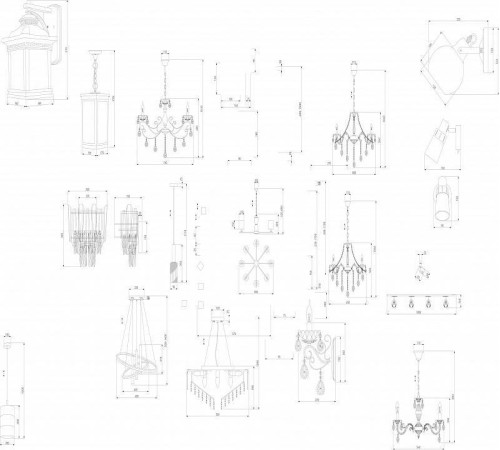 Подвесная люстра Eurosvet Caprera a063869