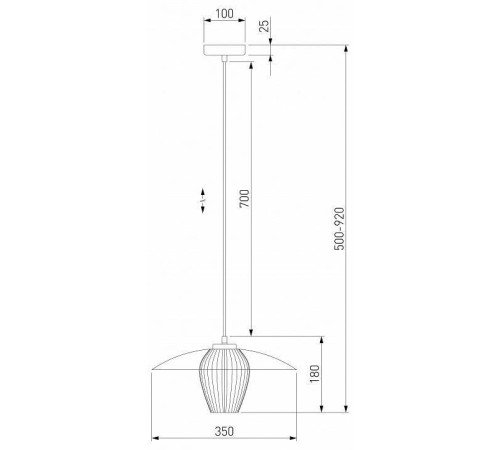 Подвесной светильник Eurosvet Kamari 50259/1 белый/матовый