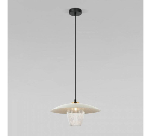 Подвесной светильник Eurosvet Kamari 50259/1 белый/прозрачный