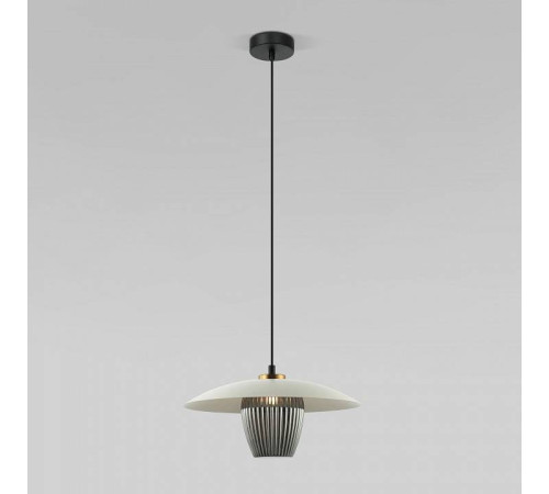 Подвесной светильник Eurosvet Kamari 50259/1 белый/дымчатый