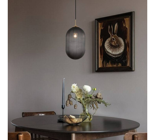 Подвесной светильник Eurosvet Gem 50261/1 темно-серый