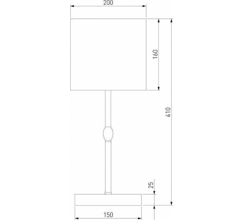 Настольная лампа декоративная Eurosvet Notturno 01162/1 черный