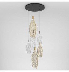 Подвесной светильник Eurosvet Ruche 90352/6 золото/хром