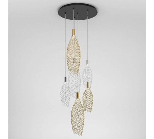 Подвесной светильник Eurosvet Ruche 90352/6 золото/хром