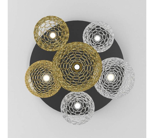 Подвесной светильник Eurosvet Ruche 90352/6 золото/хром