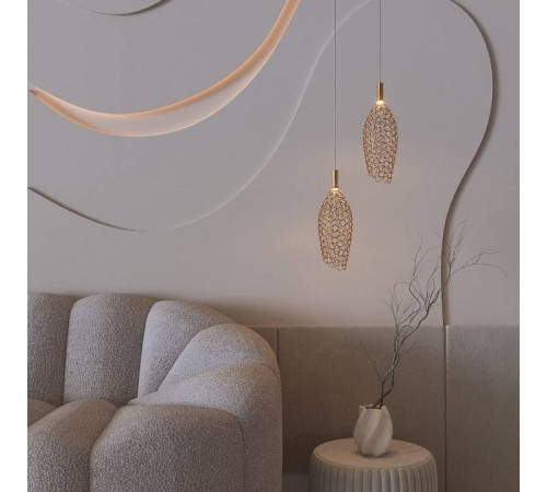 Подвесной светильник Eurosvet Ruche 90380/1 золото 90380/1