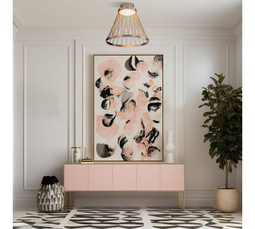 Накладной светильник Eurosvet Cesta 40018/1 LED коричневый