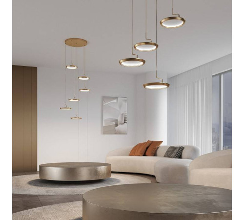 Подвесной светильник Eurosvet Crespella 90034/6 золото