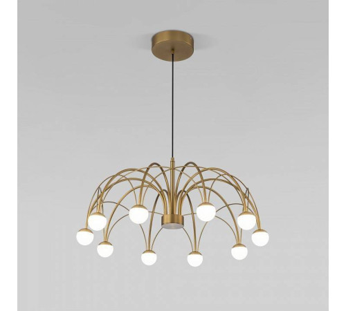 Люстра на штанге Eurosvet Ragno 90030/10 LED золото