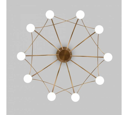 Люстра на штанге Eurosvet Ragno 90030/10 LED золото