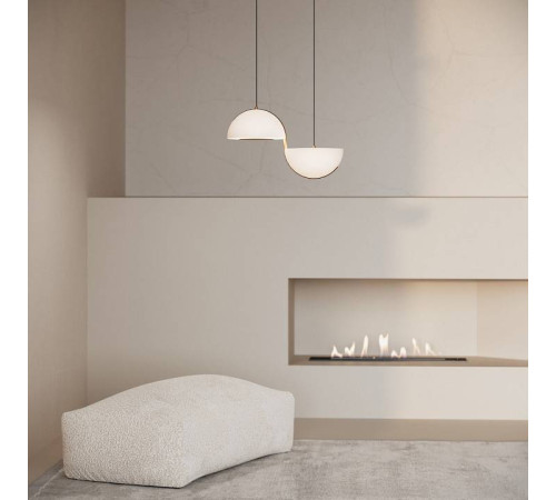 Подвесной светильник Eurosvet Emisfero 50083/2 LED золото