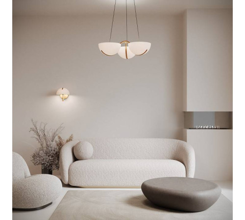 Подвесная люстра Eurosvet Emisfero 50083/3 LED золото