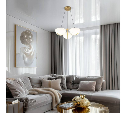 Подвесная люстра Eurosvet Emisfero 50083/3 LED золото