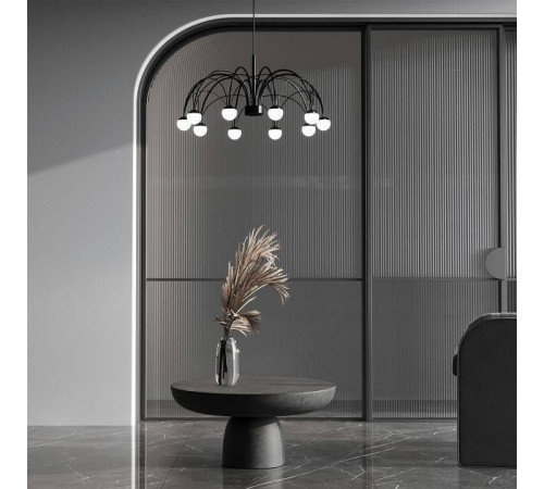 Подвесная люстра Eurosvet Ragno 90034/10 LED черный