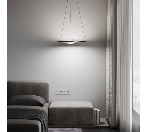 Подвесной светильник Eurosvet Occhio 40027/1 LED серый