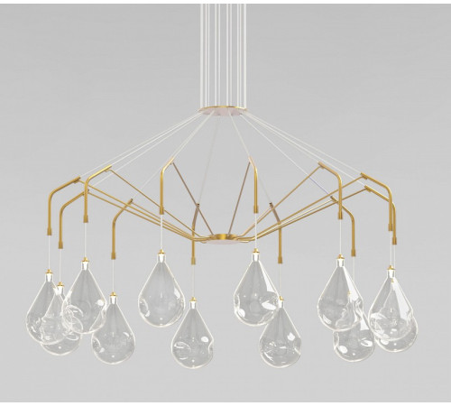 Подвесная люстра Eurosvet 201002/12 латунь Smart