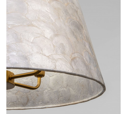 Подвесная люстра Eurosvet 101013/5 латунь/перламутр Smart