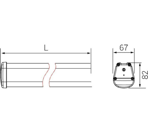 Накладной светильник Fiberli Roda 11120203