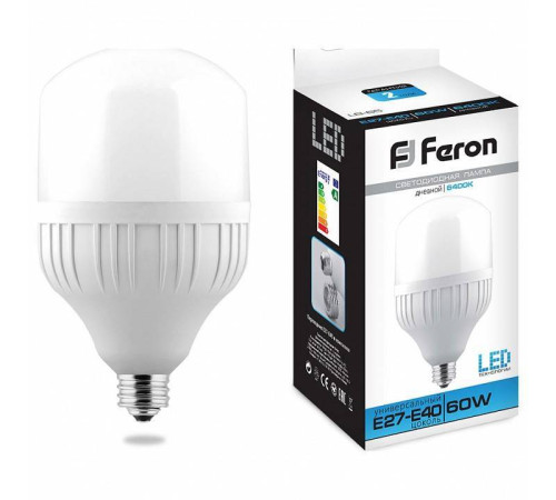 Лампа светодиодная Feron Saffit LB-65 E27-E40 60Вт 6400K 25782