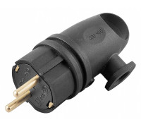 Вилка угловая с заземлением Stekker Одри 32749