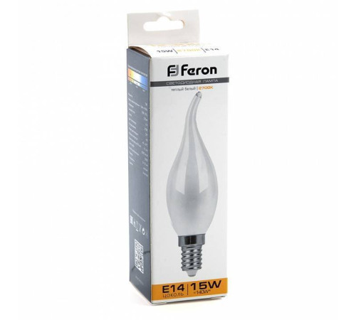 Лампа светодиодная Feron LB-718 E14 15 Вт 2700K 38260
