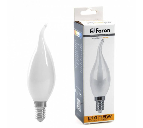 Лампа светодиодная Feron LB-718 E14 15 Вт 2700K 38260