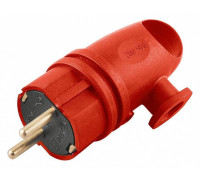 Вилка угловая с заземлением Stekker Одри 39253