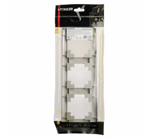 Рамка на 3 поста Stekker PFR00-7003-03 39799