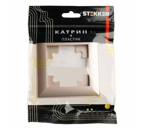 Рамка на 1 пост Stekker PFR00-7001-02 39802