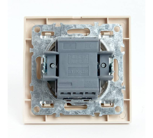Выключатель одноклавишный Stekker Эрна 39926