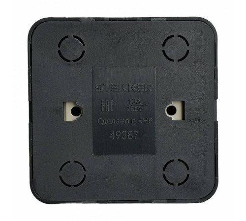 Выключатель одноклавишный Stekker София 49387