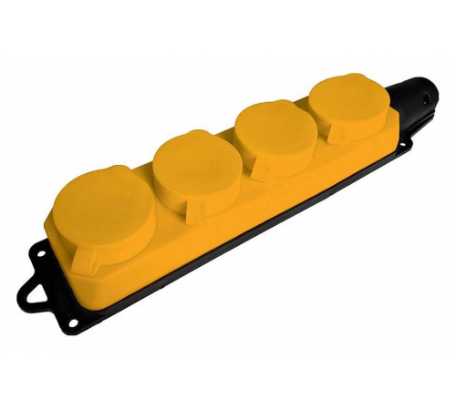 Розетка переносная разборная с заземлением и крышкой Stekker Одри 49406