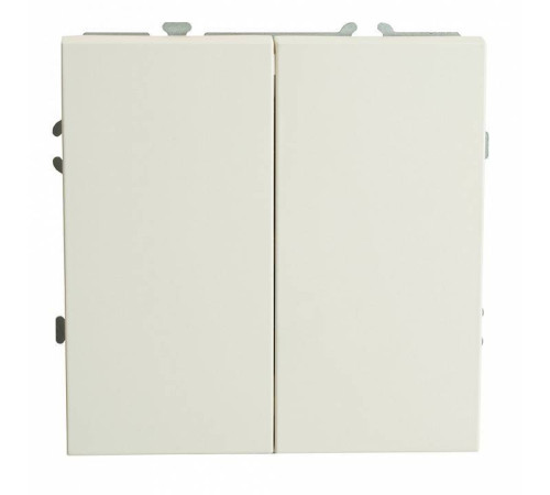 Выключатель двухклавишный без рамки Stekker RSW10-5107-01 49869