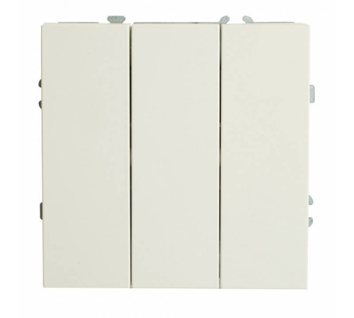 Выключатель трехклавишный без рамки Stekker RSW10-5108-01 49870