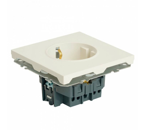 Розетка без заземления и с шторкой, без рамки Stekker RST16-5110-01 49880