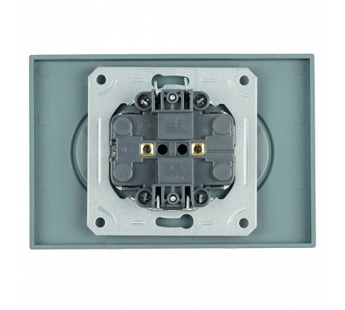 Розетка двойная без заземления и со шторкой, без рамки Stekker RST10-5116-09 49929