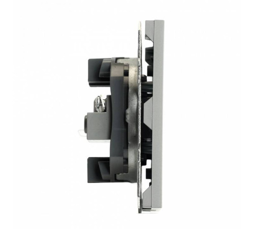 ТВ-розетка и розетка Ethernet RJ-45 без рамки Stekker Эмили 49950