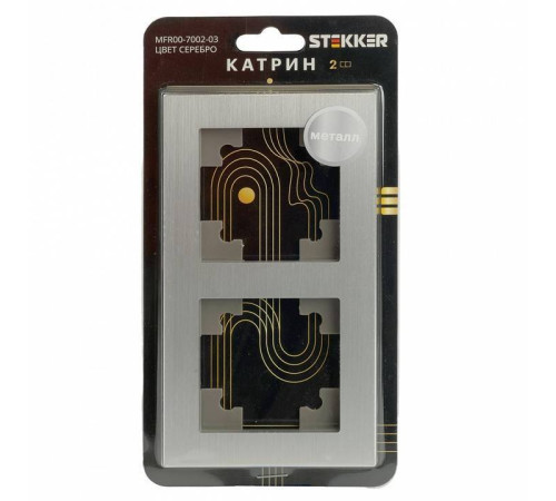 Рамка на 2 поста Stekker Катрин 50015