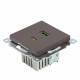Розетка 2хUSB type A и C без рамки Stekker Катрин 50057