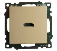 Розетка HDMI без рамки Stekker Катрин 50060