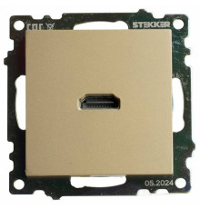 Розетка HDMI без рамки Stekker Катрин 50060
