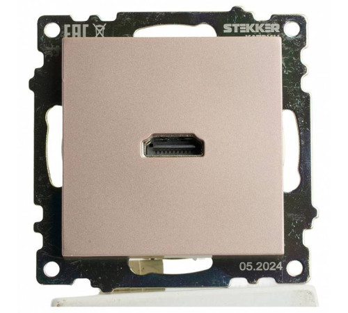 Розетка HDMI без рамки Stekker Катрин 50063