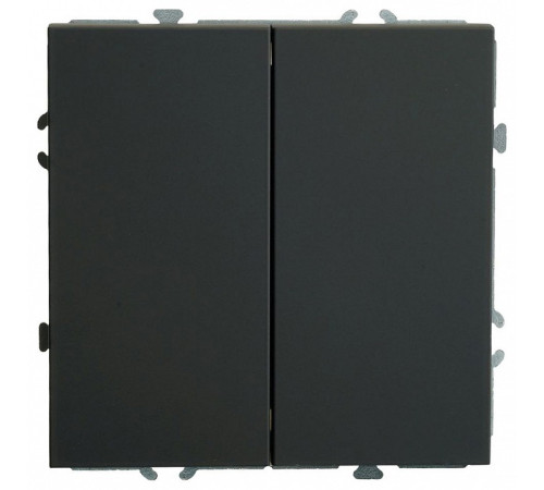 Выключатель двухклавишный без рамки Stekker Эмили 50249