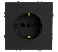 Розетка с заземлением и со шторкой, без рамки Stekker Эмили 50251