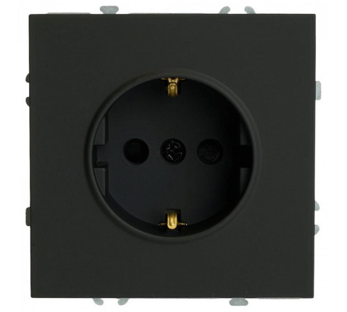 Розетка с заземлением и со шторкой, без рамки Stekker Эмили 50251