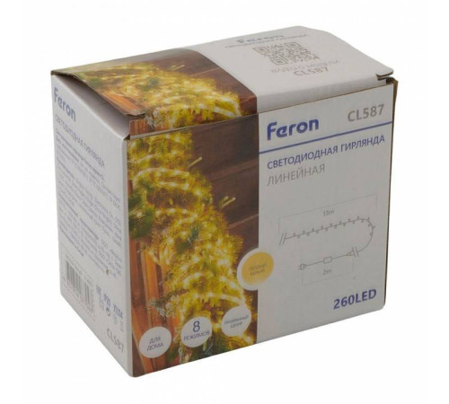 Шнур световой Feron CL587 51460