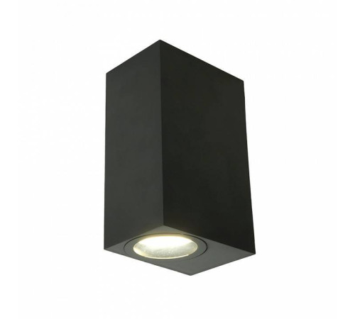 Светильник уличный настенный Feron DH051-P Бостон 2xGU10 IP54 черный 51546