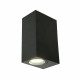 Светильник уличный настенный Feron DH051-P Бостон 2xGU10 IP54 черный 51546